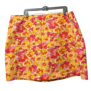 Old Navy Pixie Fitted Pull On Mini Skirt Women Size XXL Cotton Blend Preppy City